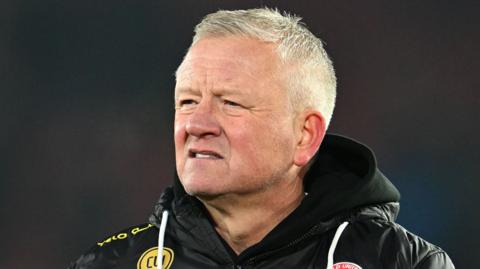 Chris Wilder on the touchline