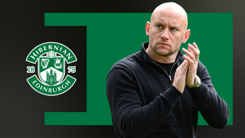 Hibernian head coach David Gray