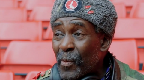 Charlton supporter Norman Barker