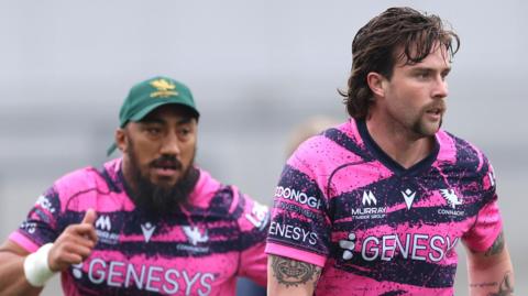 Bundee Aki and Mack Hansen