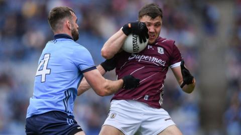 Action from Galway's win over Dublin