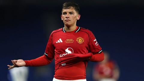 Manchester United forward Shea Lacey