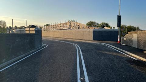 A newly improved bridge in Broxbourne, Hertfordshire