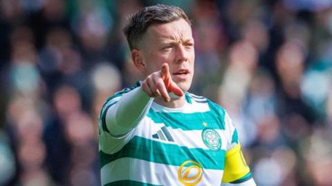 Celtic captain Callum McGregor points