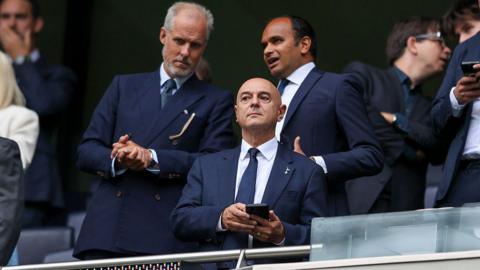 Former Tottenham Chairman Daniel Levy during the Premier League match between Spurs and Bournemouth