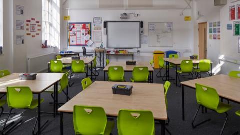 Empty classroom