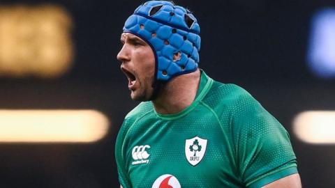 Tadgh Beirne in action for Ireland against Wales