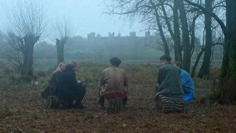 Framlingham Castle in Ed Sheeran's Castle on the Hill video