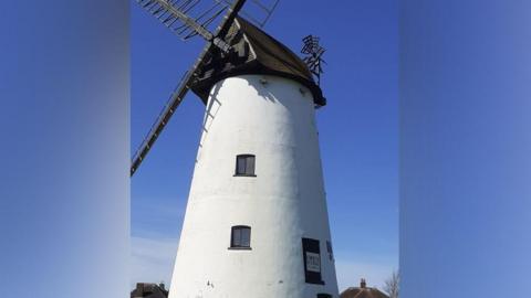 The Grade II listed Little Marton Windmill in Blackpool