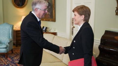 Mark Drakeford and Nicola Sturgeon