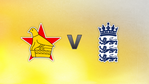 Zimbabwe v England badge graphic