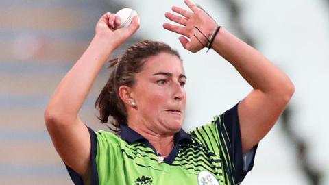 Ireland's Arlene Kelly impressed with the ball on Sunday