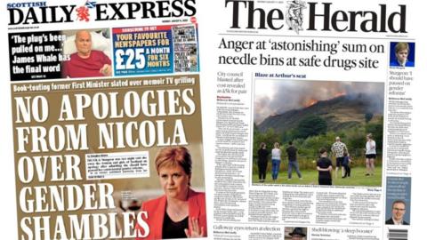 Front pages