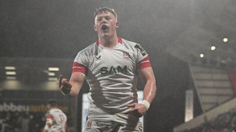 Bryn Ward celebrates