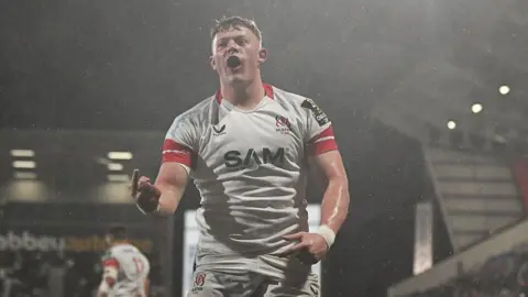 Bryn Ward celebrates