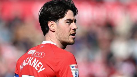 Hayden Hackney playing for Middlesbrough