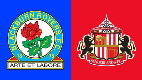 Blackburn v Sunderland graphic