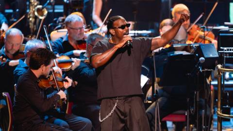 Luke James performing at the Proms