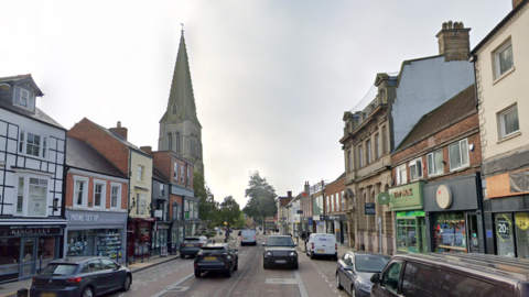 High Street in Market Harborough