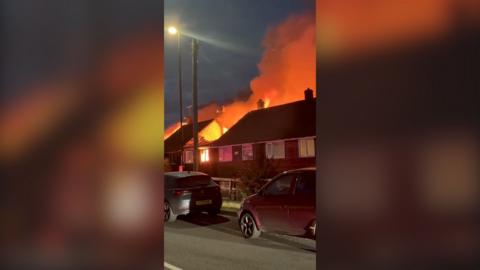 Firefighters were called to Fox Hill Road in Grenoside