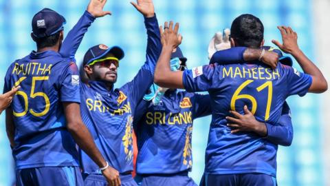 Sri Lanka celebrate