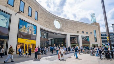 Entrance to Westgate shopping centre in Oxford.
