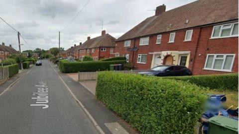 General view of Jubilee Avenue, in Donnington.
