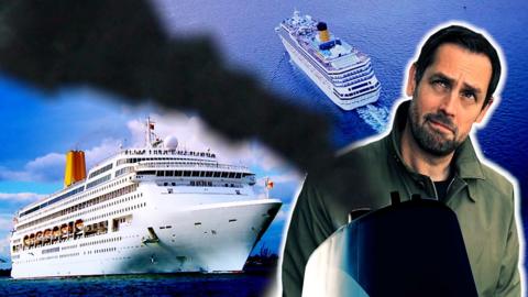 Ben Moore and cruise ship