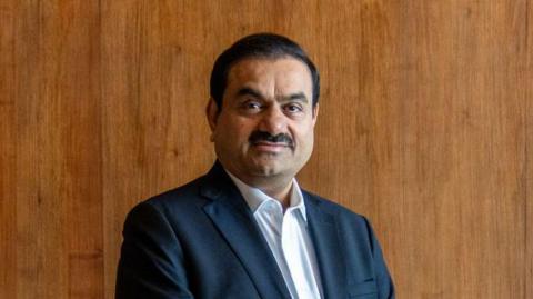 Gautam Adani, chairman of Adani Group, following a Bloomberg Television interview at the company's headquarters in Ahmedabad, Gujarat, India, on Saturday, May 25, 2024.