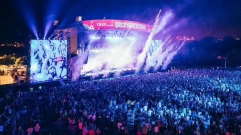 Isle of Wight Festival stage