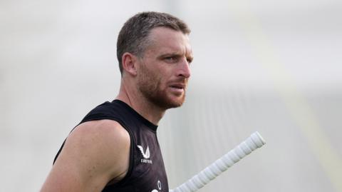 England captain Jos Buttler in training