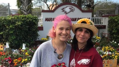 A teacher and a pupil at Marjory Stoneman Douglas High School gave people a focal point for their grief and curiosity.