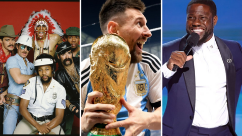 Village People, Messi with World Cup & Kevin Hart