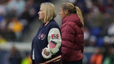 Emma Hayes and Denise Reddy