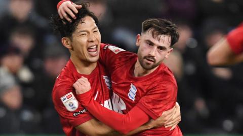 Patrick Roberts celebrates 