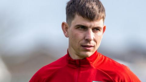 Caernarfon Town's Darren Thomas