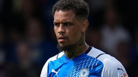 Jonson Clarke-Harris in action for Peterborough United