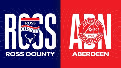 Ross County and Aberdeen badges