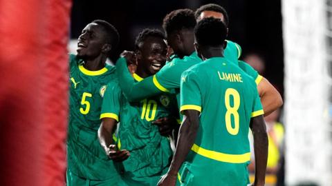 Senegal celebrate