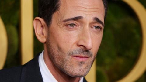 Close up of Adrien Brody