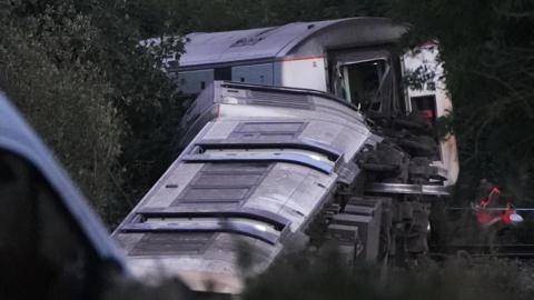 Train derailed