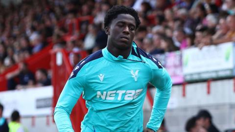 Michael Ebiowei during a pre-season friendly for Crystal Palace