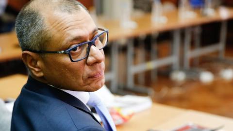 Jorge Glas in court