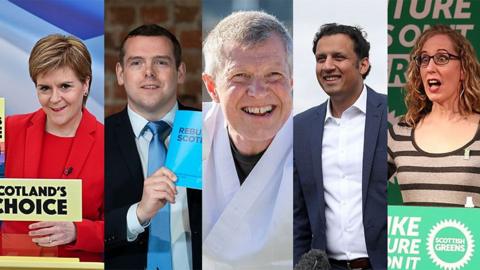 Take a look back at some of the main moments of a Scottish election like no other before.