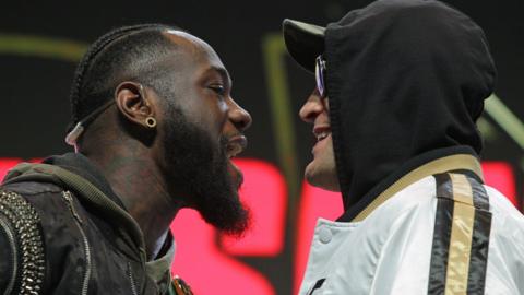 Deontay Wilder and Tyson Fury