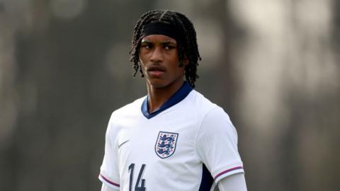 England's Reigan Heskey, son of former England forward Emile Heskey