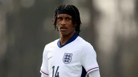 England's Reigan Heskey, son of former England forward Emile Heskey