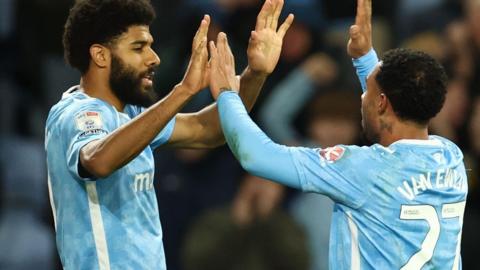 Coventry celebrate scoring