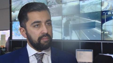 Transport Minister Humza Yousaf has warned people to think carefully before setting off.