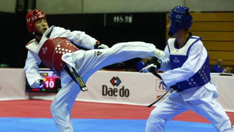 Para-taekwondo action from the 2017 World Championship